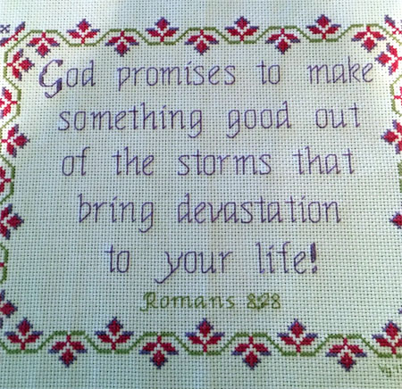 God Promises stitched by Vicki Giger